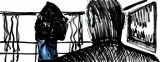 Lucius Pax : Drawing 2012 11 : Gunther Graff 11 : pencil & permanent marker on paper : 65 x 25 cm : untitled