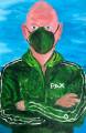 Pax 4 F ah : Lucius Pax : 2020 188 : acrylic on paper : 100 x 150 cm