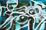 Lucius Pax : Medium Sized Painting 2004 6 : acrylic on linen : 150 x 100 cm : untitled