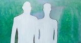 Lucius Pax : Large Painting 2007 5 : oil on canvas : 118 1/4 x 63 inches : 300 x 160 cm : untitled