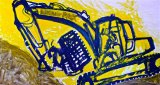 Lucius Pax : Large Painting 2013 1 : oil on linen : 300 x 160 cm : 118 1/4 x 63 inches : untitled