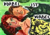 Vorbei ist vorbei : Lucius Pax : 2025 29 : acrylic and paper on paper (acid free) : 105 x 75 cm