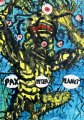 Pax Inter Planet : Lucius Pax : 2024 48 : acrylic and paper on paper : 75 x 105 cm