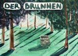 Der Brunnen : Lucius Pax : 2024 28 : acrylic and paper on paper : 105 x 75 cm
