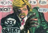 Hör zu, ich bin nicht dein Sexobjekt : Lucius Pax : 2023 88 : acrylic on paper : 105 x 75 cm