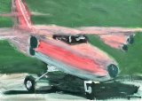 Untitled Lucius Pax : 2024 36 : acrylic on paper : 105 x 75 cm