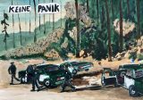 Keine Panik : Lucius Pax : 2024 29 : acrylic and paper on paper : 105 x 75 cm