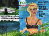 PAX International. Der Chef: Hilfe! Meine Sekretärin liebt mich! Lucius Pax : 2020 20 : acrylic on paper : 100 x 75 cm