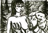 Desire XVIX : Lucius Pax : 2026 115 : acrylic on paper (acid free) : 105 x 75 cm