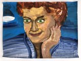 Die Vernehmung / The Interrogation II : Lucius Pax : 2020 38 : acrylic on paper : 100 x 75 cm