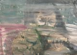 Nouvelle vague II : Lucius Pax : 2023 14 : acrylic on paper : 105 x 75 cm