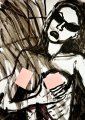 Desire XXI : Lucius Pax : 2026 130 : acrylic on paper (acid free) : 75 x 105 cm