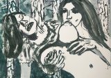 The sea of love VI : Lucius Pax : 2026 51 : acrylic on paper (acid free) : 105 x 75 cm