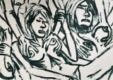 The sea of love VIII : Lucius Pax : 2026 54 : acrylic on paper (acid free) : 105 x 75 cm
