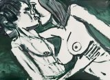 The sea of love XI : Lucius Pax : 2026 57 : acrylic on paper (acid free) : 105 x 75 cm
