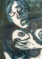 The sea of love XIV : Lucius Pax : 2026 60 : acrylic on paper (acid free) : 53 x 75 cm