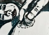 The sea of love XXII : Lucius Pax : 2026 68 : acrylic on paper (acid free) : 75 x 51,4 cm
