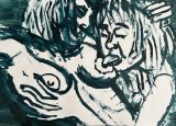 The sea of love XVI : Lucius Pax : 2026 62 : acrylic on paper (acid free) : 105 x 75 cm