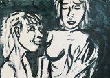 The sea of love XXIV : Lucius Pax : 2026 70 : acrylic on paper (acid free) : 105 x 75 cm