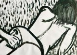 The sea of love XXVI : Lucius Pax : 2026 75 : acrylic on paper (acid free) : 105 x 75 cm