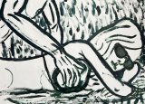 The sea of love XXVII : Lucius Pax : 2026 76 : acrylic on paper (acid free) : 105 x 75 cm