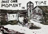 Just one moment in time XIV : Lucius Pax : 2026 79 : acrylic on paper (acid free) : 105 x 75 cm