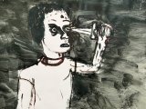 Just one moment in time XXI : Lucius Pax : 2026 89 : acrylic on paper (acid free) : 75 x 56 cm
