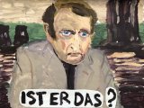Ist er das? : Lucius Pax : Small Painting 2019 8 : Artificial Life : acrylic on paper : 100 x 75 cm