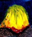 Lucius Pax : Small Painting 2013 65 : Jungle 23 : pencil & acrylic on paper : 25 x 28,2 cm : untitled